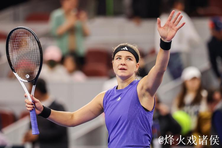 中网穆霍娃三连胜萨巴伦卡 奥运冠军进女双四强