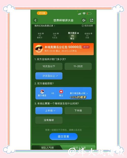 世界杯竞猜APP：顶级体验助力竞猜成功